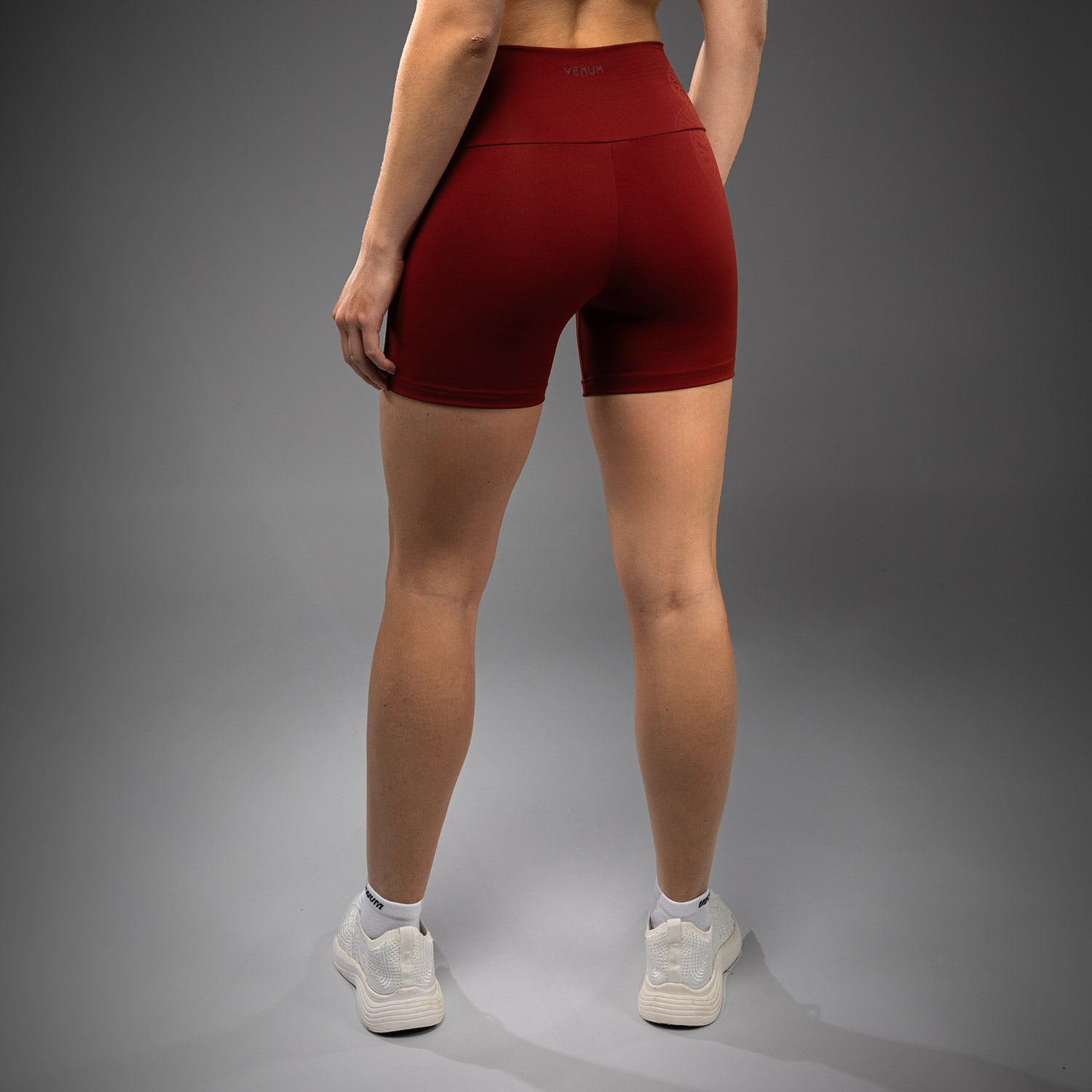 Short de Compression pour Femmes Venum Serpenti – Bordeaux/Ivoire