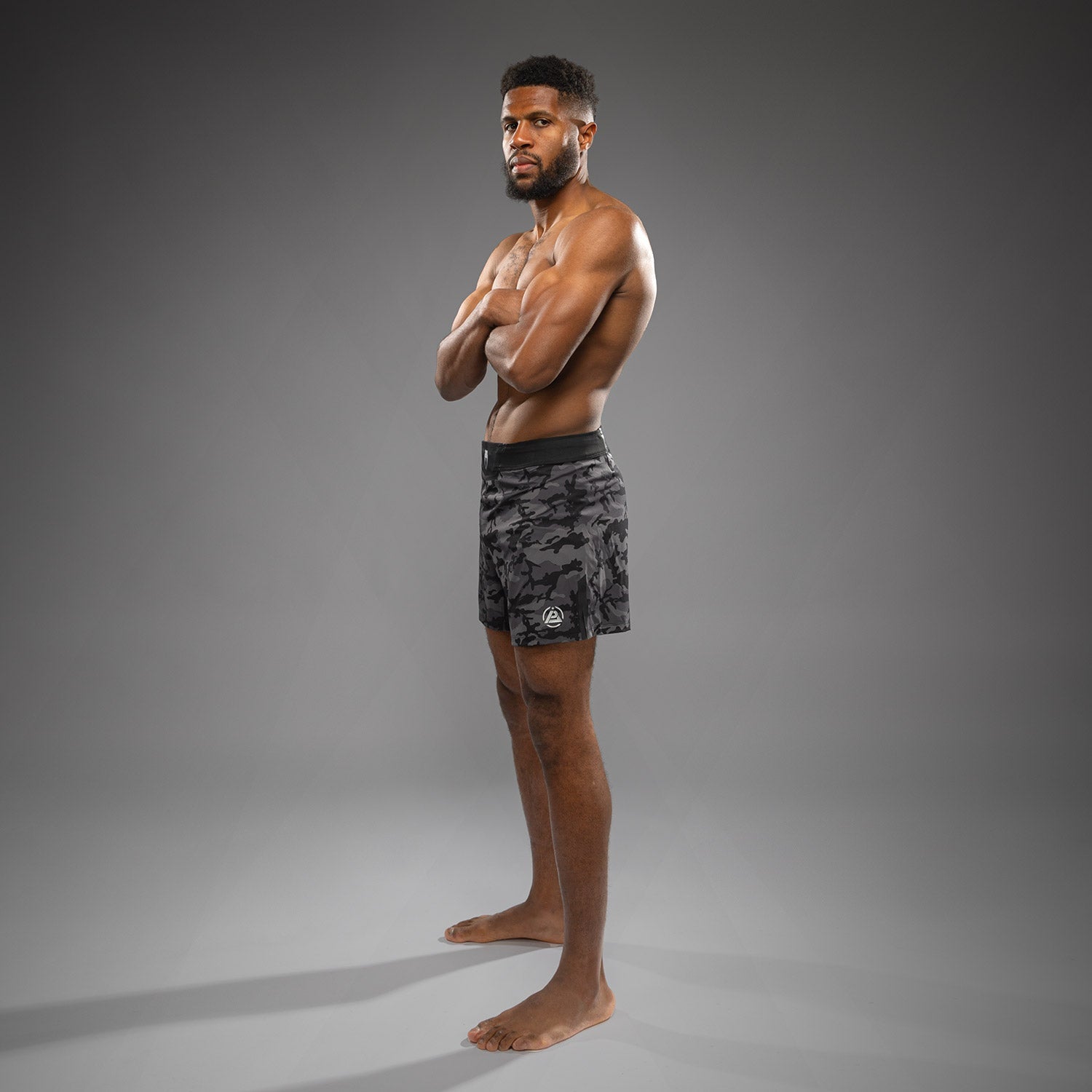 Short de Combat Venum x Polaris - Noir/Gris