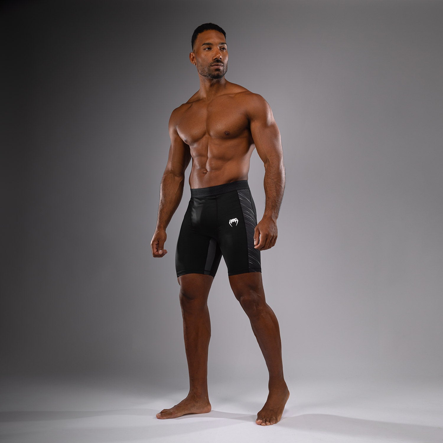 Short de compression Venum Rapid - Noir/Gris Orage