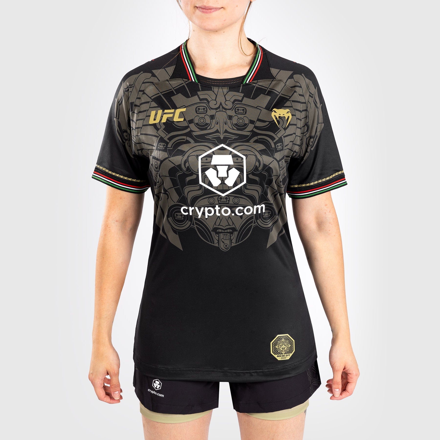 Noche UFC by Venum Authentic Fight Night T-shirt Dry Tech pour femme - Noir