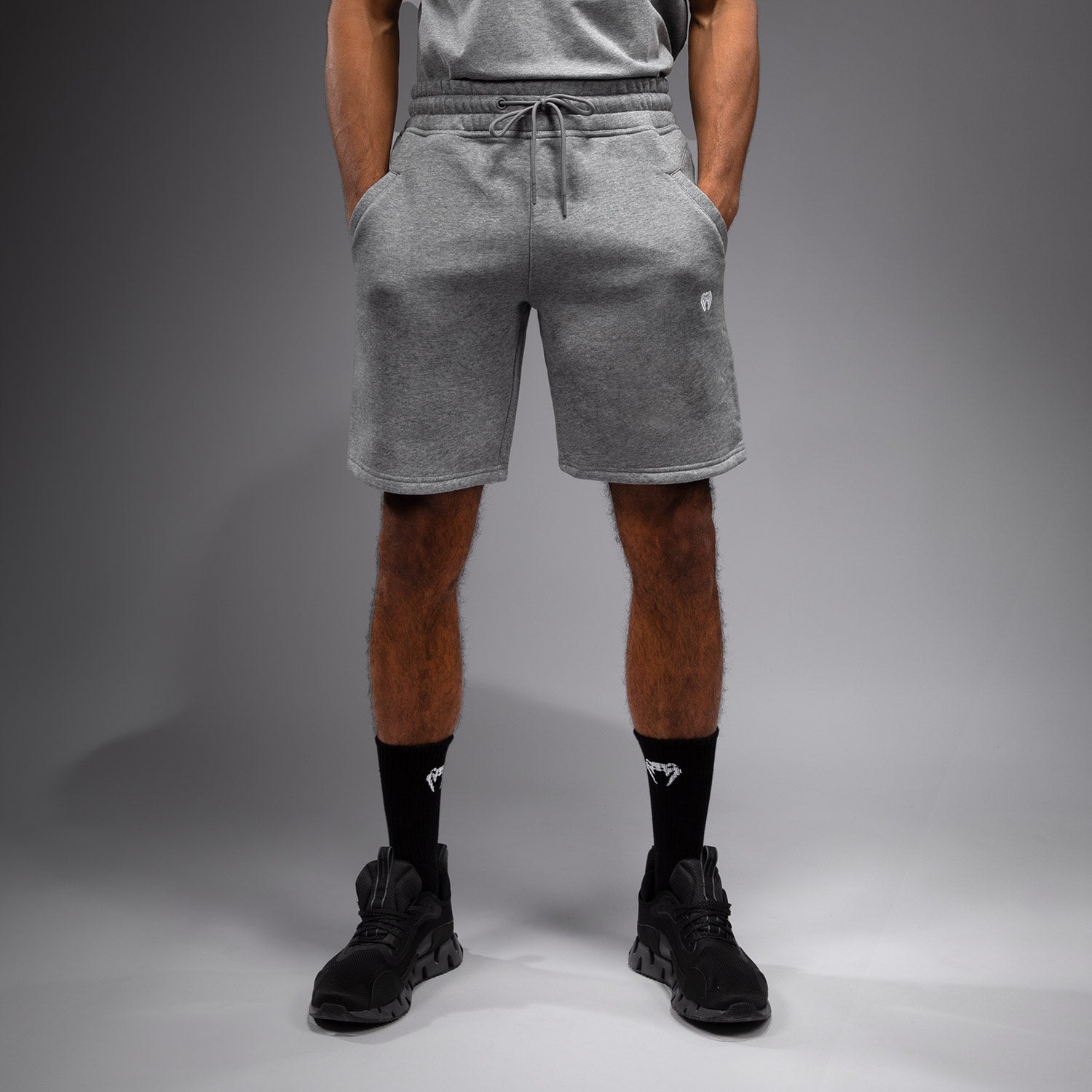 Shorts en Coton Venum Silent Power - Cloudy Grey