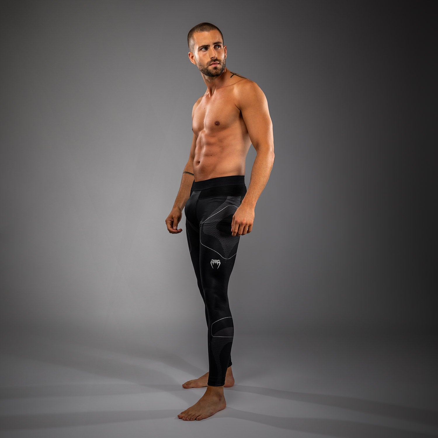 Pantalon de Compression Venum Nexus – Noir/Argent
