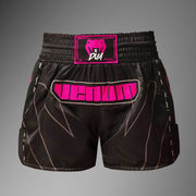 Short de Muay Thai Venum x Dua - Noir/Rose fuchsia