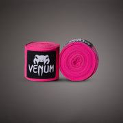 Bandes de Boxe Venum Kontact - 4.5 m - Rose fluo