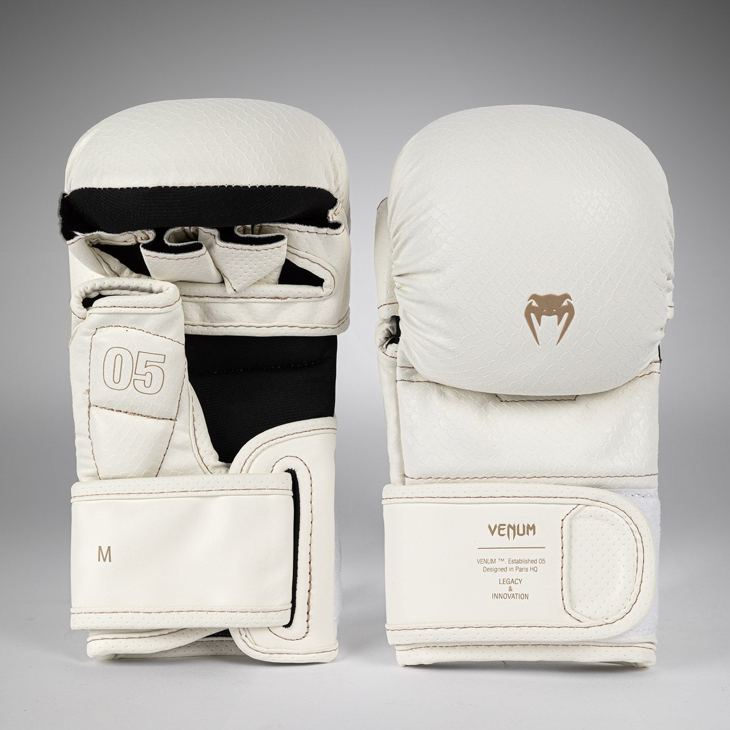 Gants de Sparring MMA Venum Impact Evo Scales – Ivoire