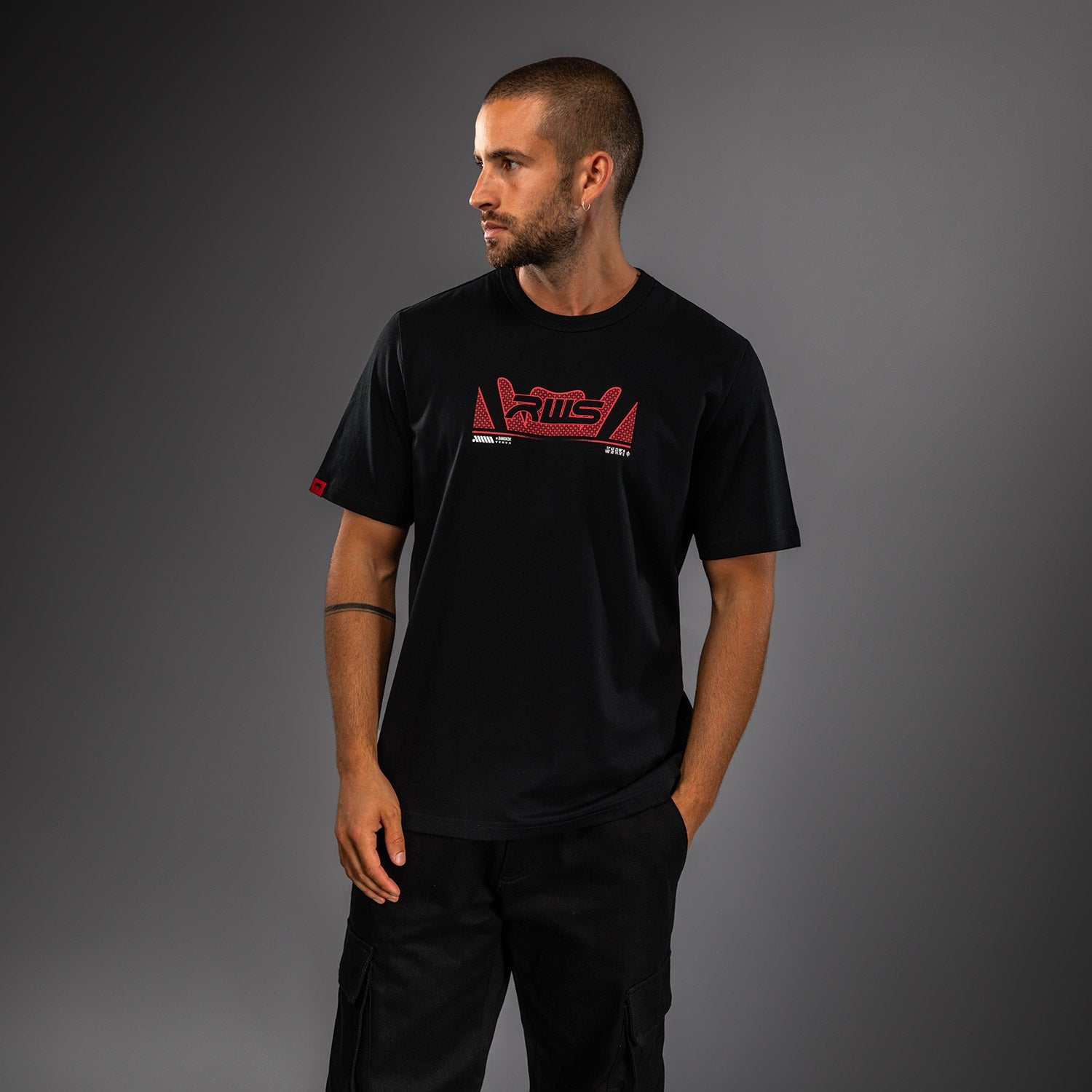 T-shirt Venum x RWS 2.0 – Noir/Rouge