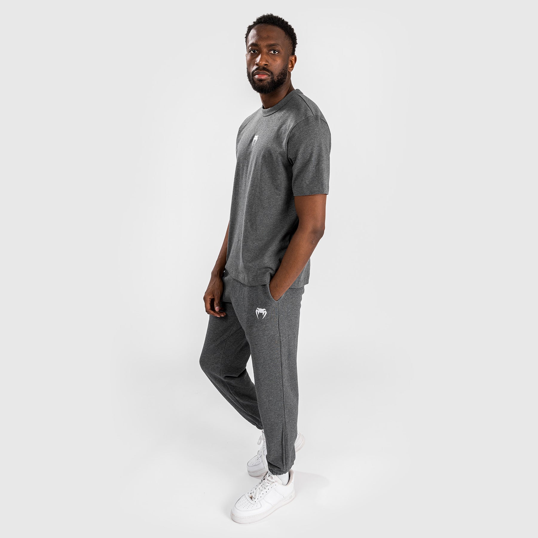 T-Shirt pour Hommes Venum Vortex XL - Gris Foncé Chiné