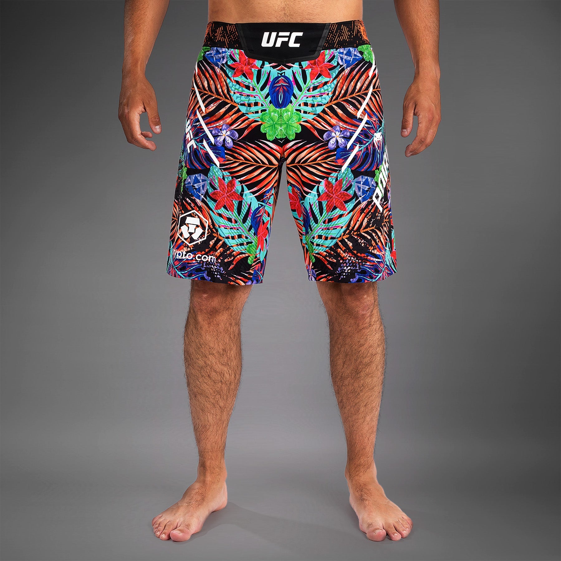 Short de Combat coupe longue pour Hommes UFC Unrivaled by Venum Dustin Poirier - Bleu