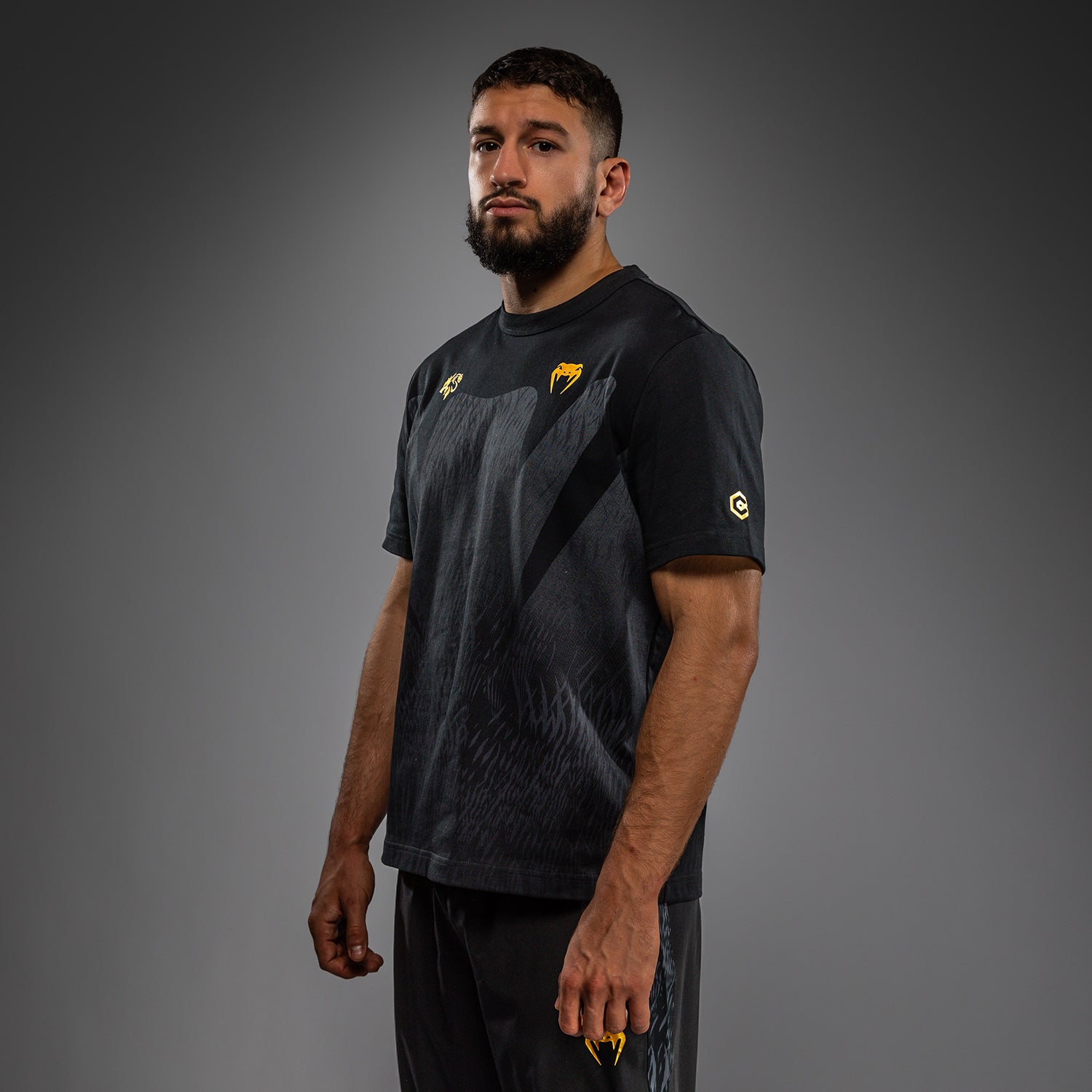 T-shirt Venum x Chimaev - Noir/Gris