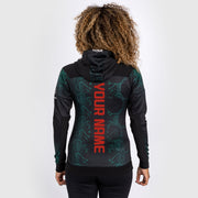 Sweat à capuche Personnalisé pour femmes UFC Adrenaline by Venum Authentic Fight Night - Emerald Edition - Vert/Noir
