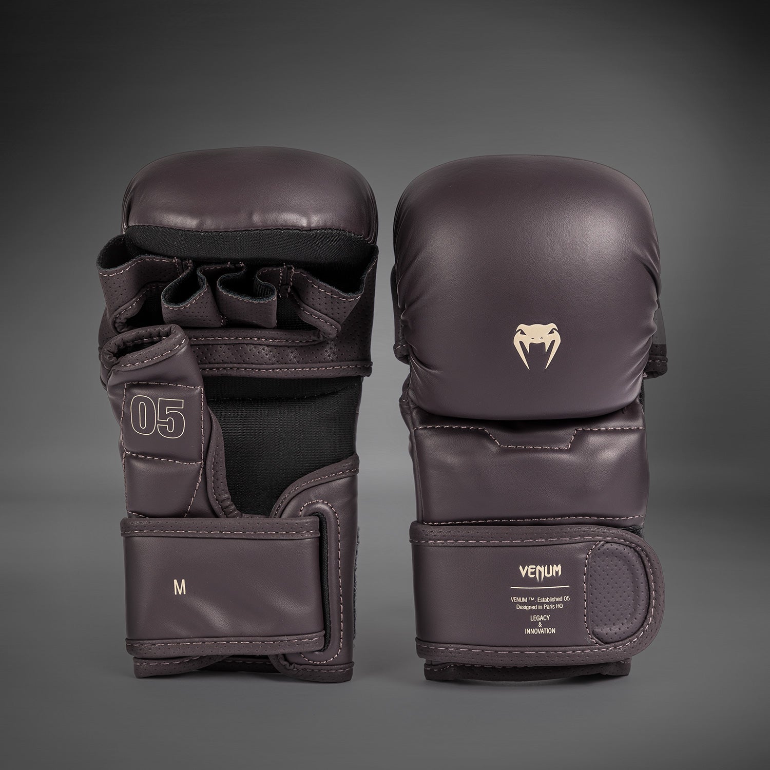Gants de Sparring MMA Venum Impact Evo - Chocolat