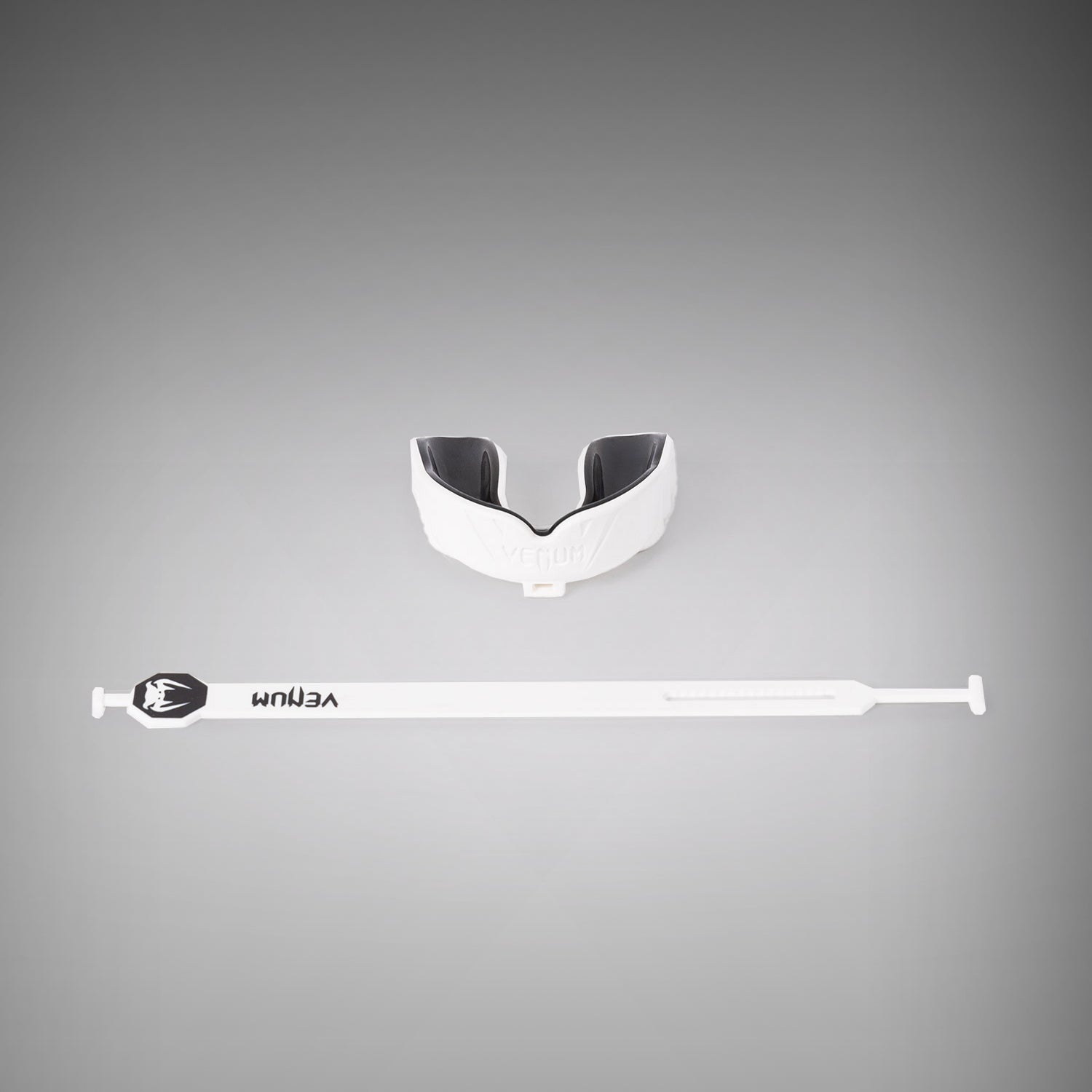 Protège-dents Venum Challenger avec/sans Sangles - Blanc/Noir