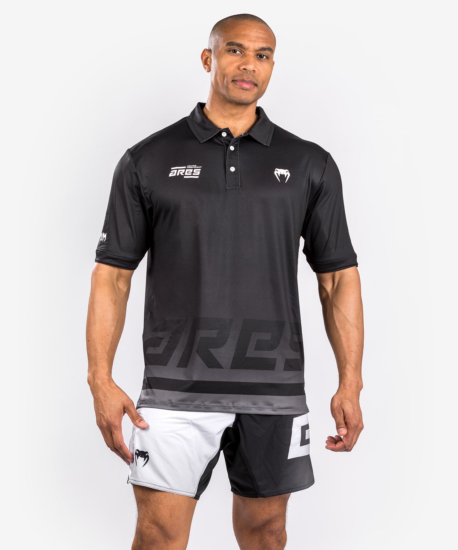 Dry Tech Polo Shirt Venum x Ares - Noir