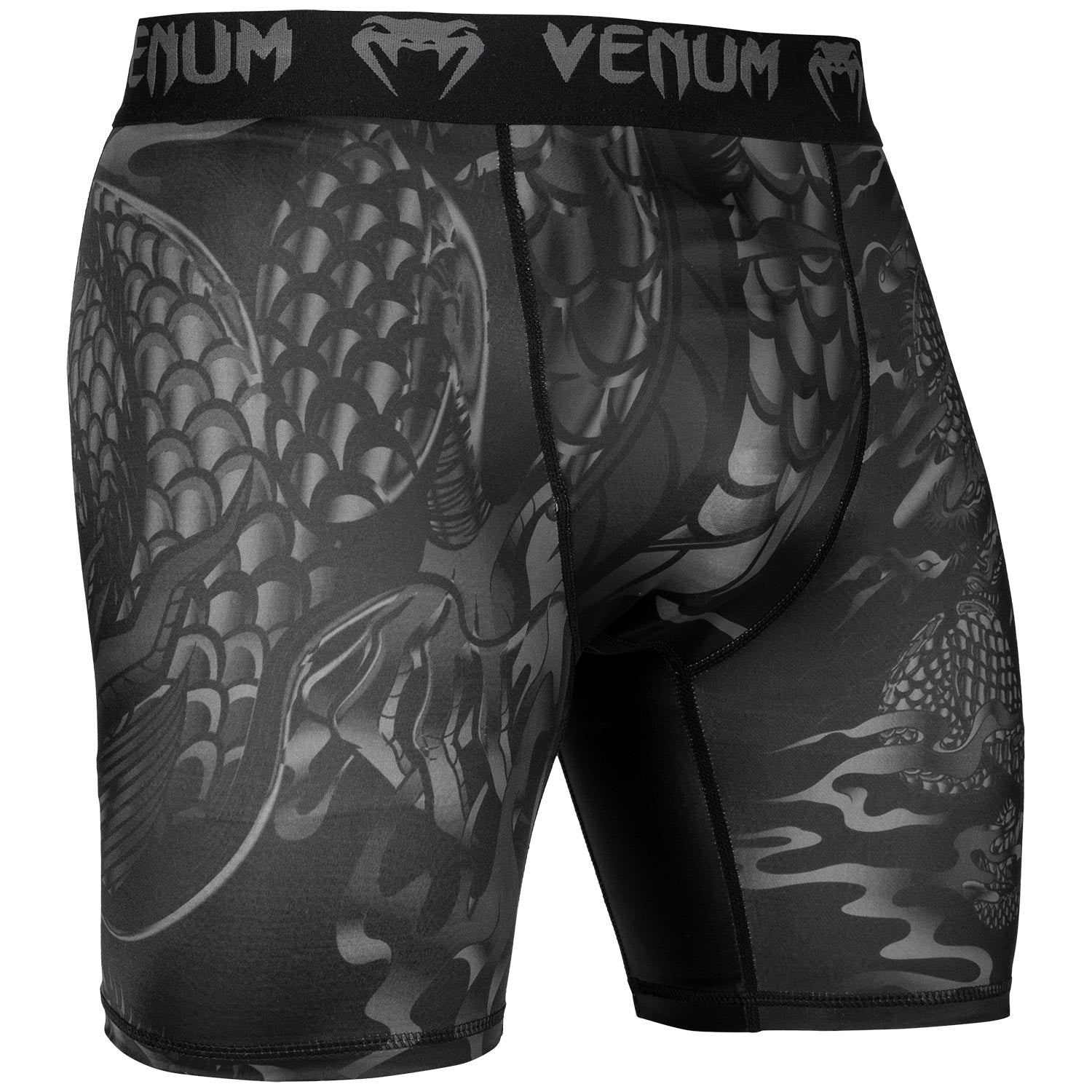 Short de compression Venum Dragon's Flight - Noir/Noir