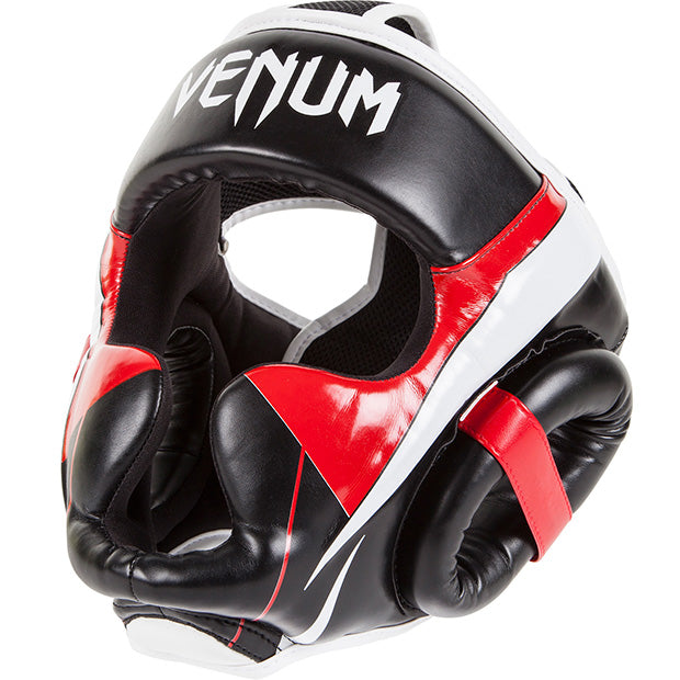 Casque de Boxe Venum Elite - Noir/Blanc/Rouge