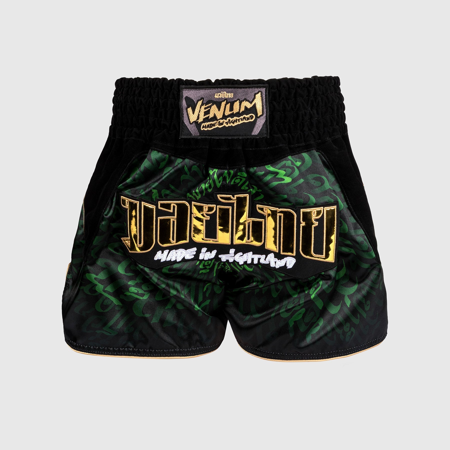 Short de Muay Thai Venum Attack - Noir/Vert