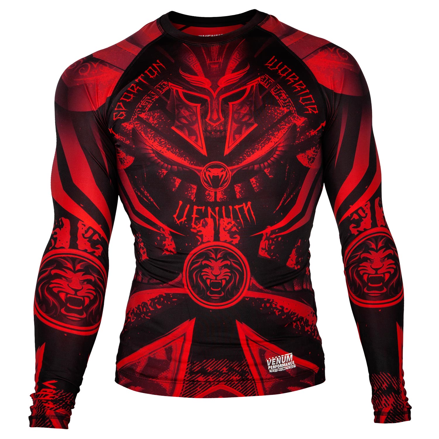 Rashguard Venum Gladiator 3.0 Red Devil - Manches longues