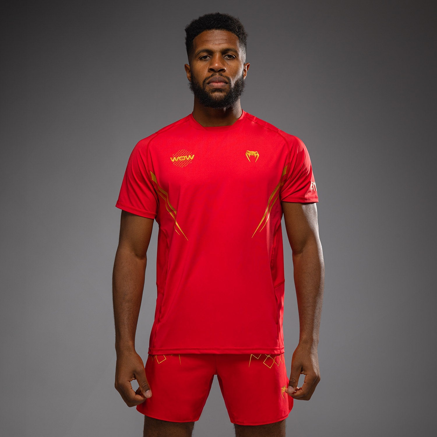 T-shirt Dry-Tech Venum x WOW FC - Rouge/Or