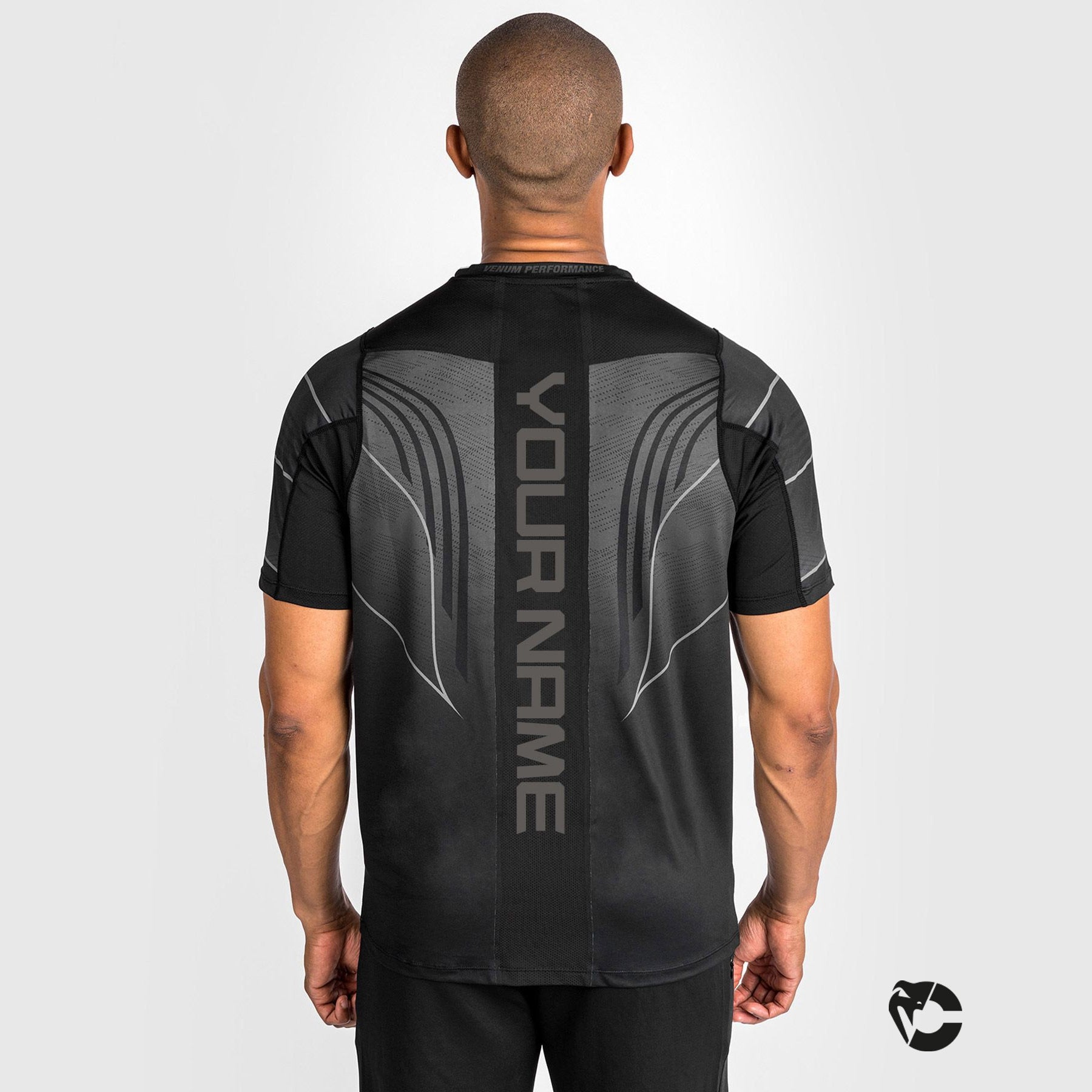 T-Shirt Technique Homme Personnalisé UFC Venum Authentic Fight Night 2.0 - Noir