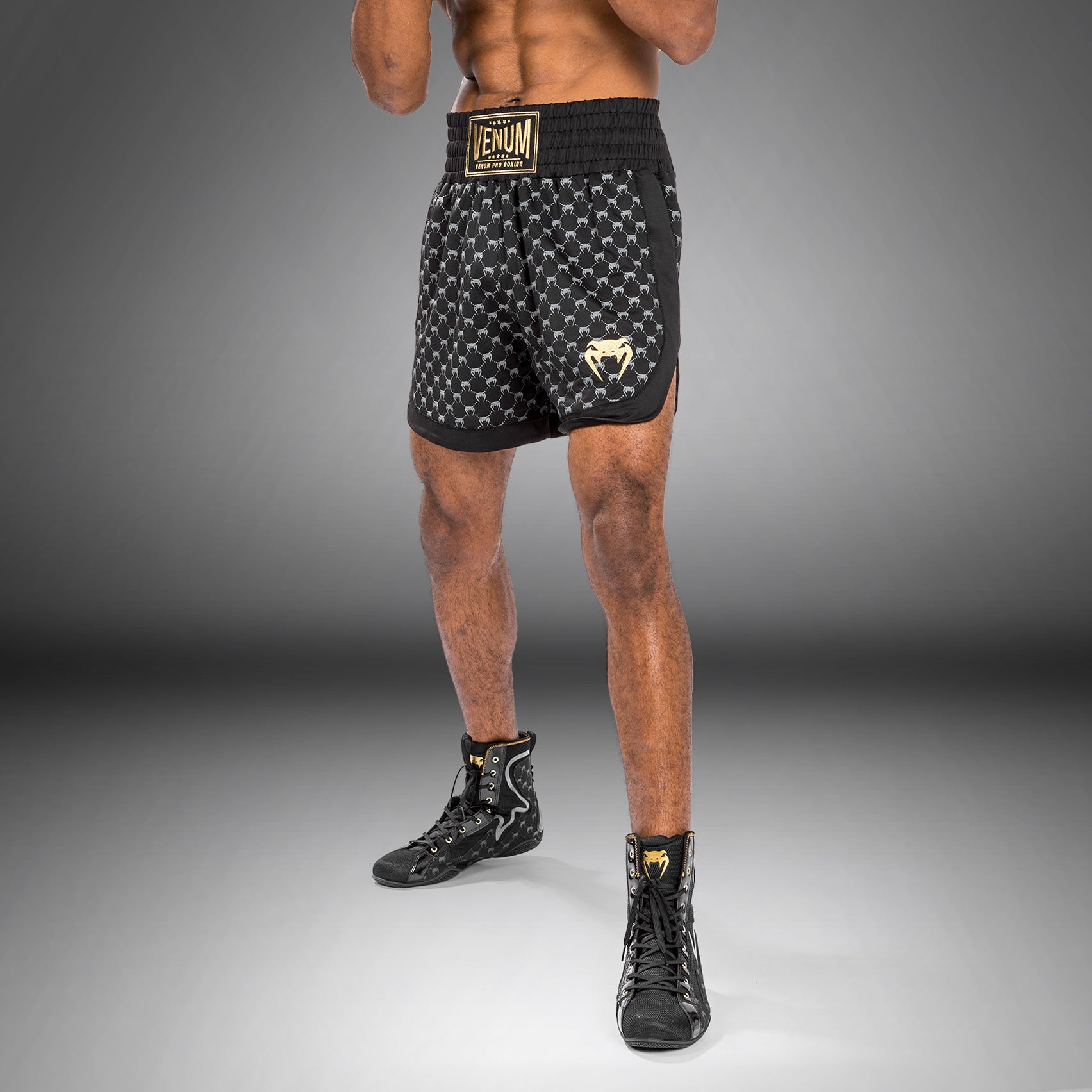 Short de Boxe Venum Monogram - Noir
