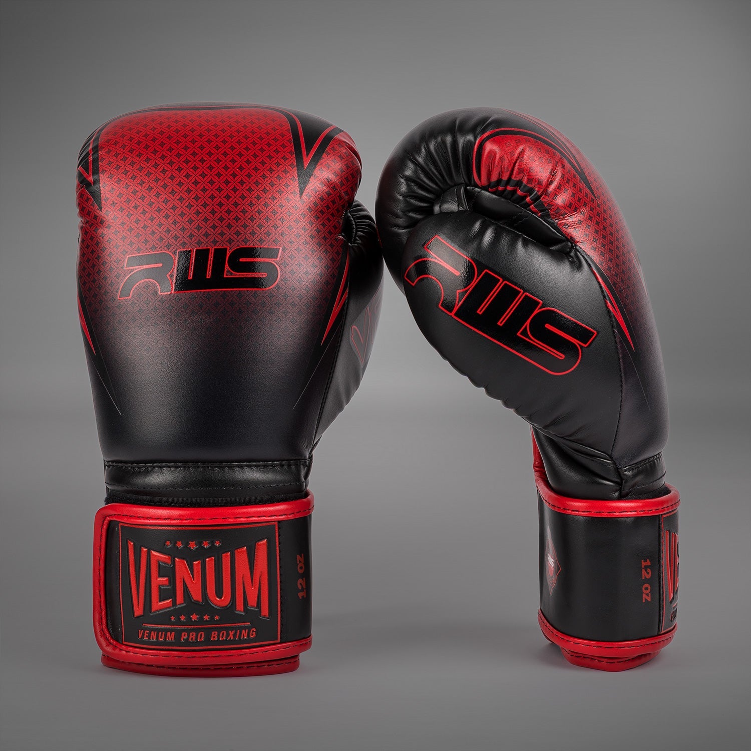 Gants de Boxe Venum x RWS 2.0 – Noir/Rouge