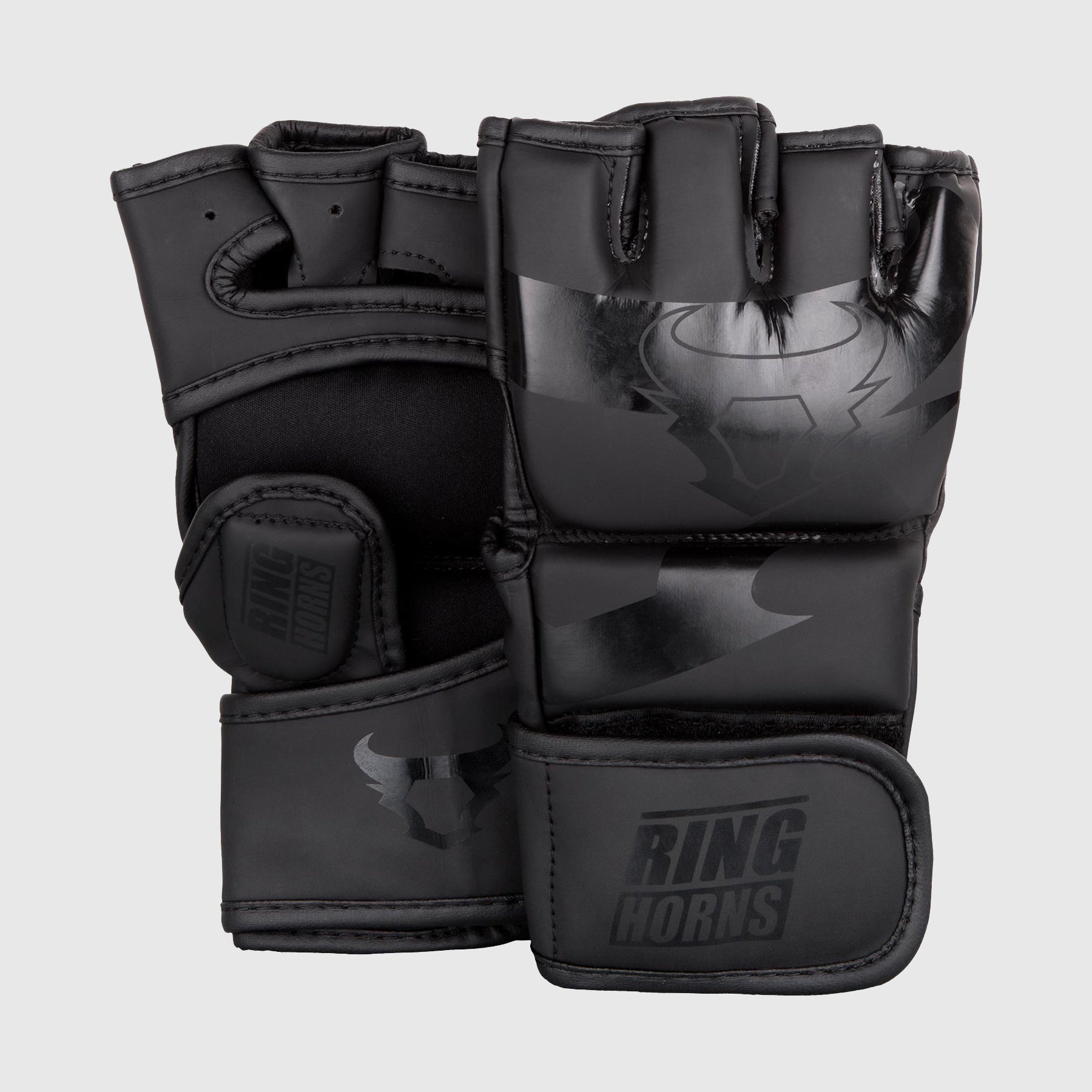 Gants de MMA Ringhorns Charger - Noir/Noir