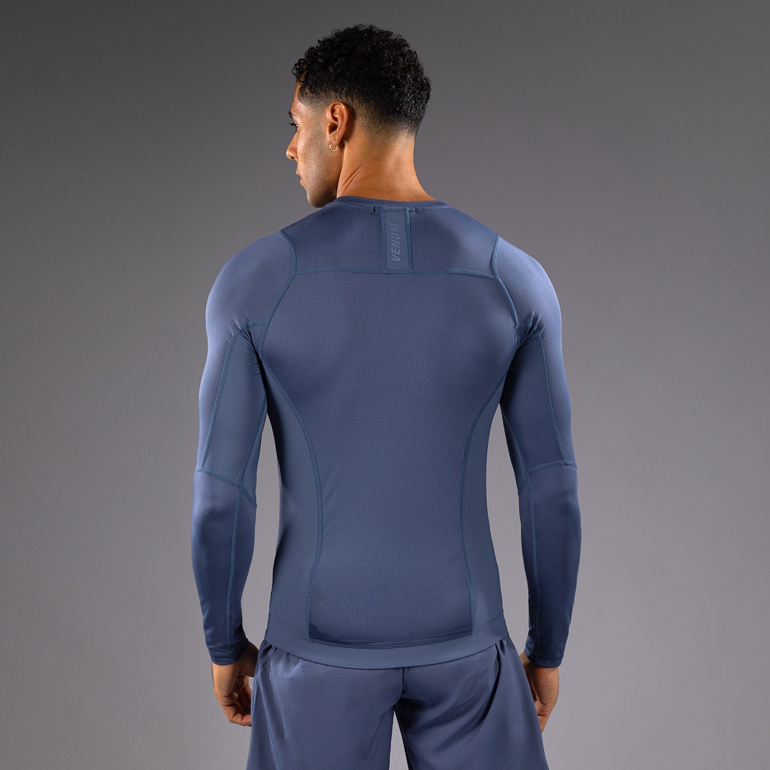 Rashguard à Manches Longues Venum G-Fit Air pour Hommes - Bleu Brumeux