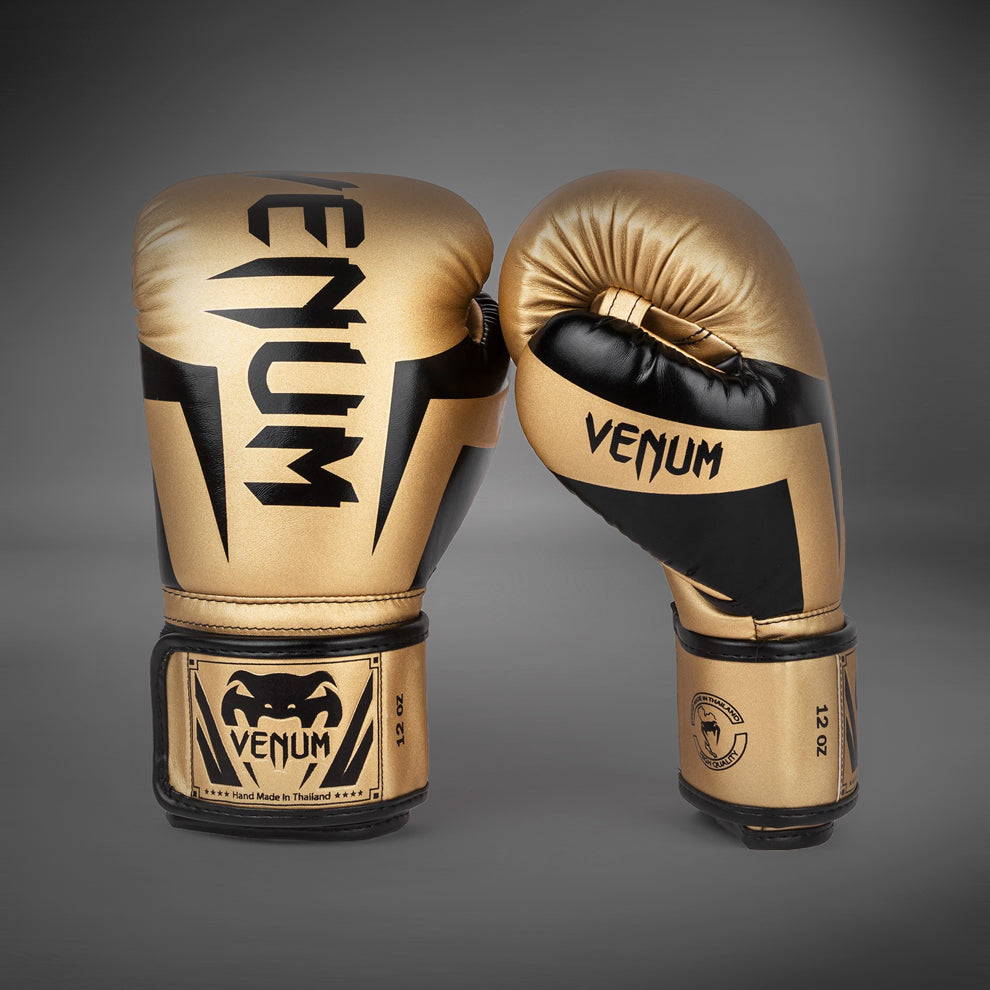 Gants de boxe Venum Elite - Or/Noir