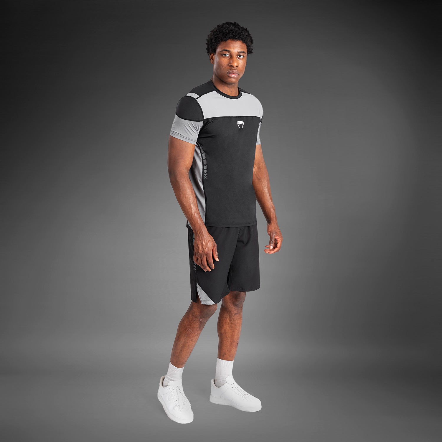 T-shirt Dry-Tech pour Hommes Venum Tempest - Noir/Gris