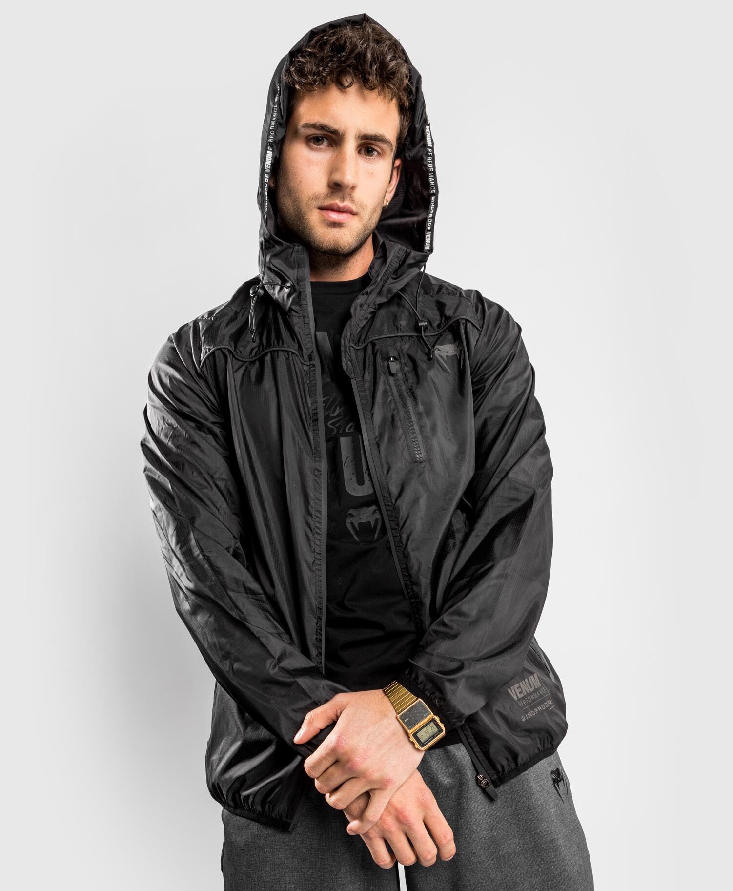 Veste Coupe-Vent Venum Tempest 2.0 – Noir