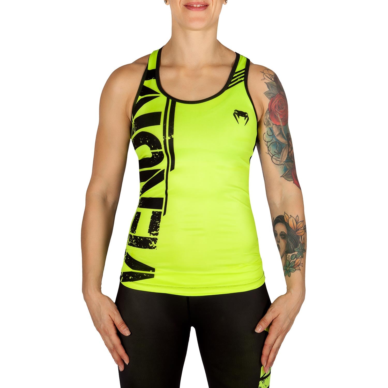 Débardeur Femme Venum Power - Jaune fluo/Noir