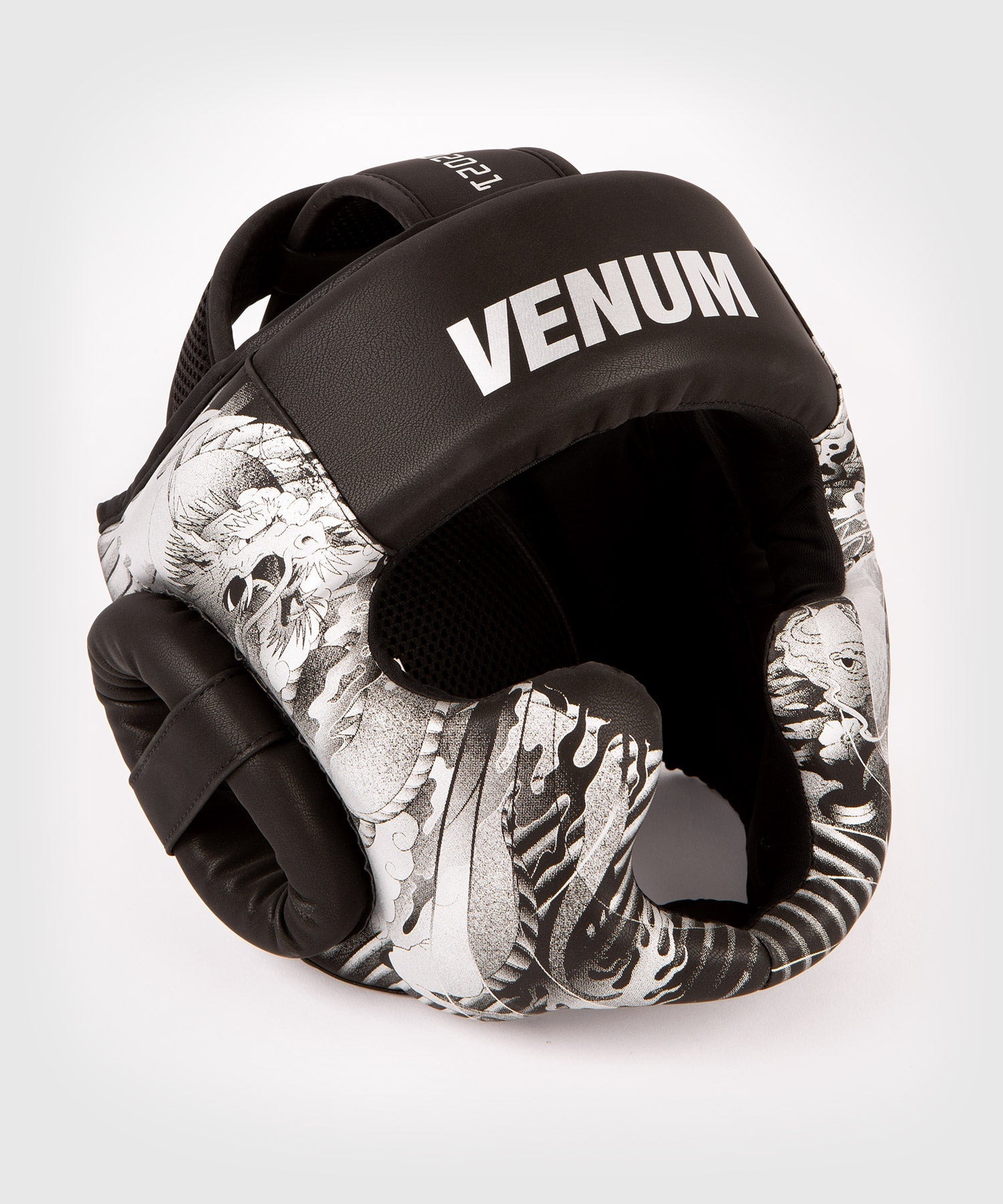 Casque de Boxe Venum YKZ21 - Noir/Argent
