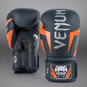 Gants de Boxe Venum Elite - Bleu Marine/Argent/Orange