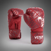 Gants de boxe Venum Contender 1.5 XT pour enfants -Blanc/Bordeaux