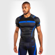 T-shirt de Compression Venum NoGi 3.0 - Manches Courtes - Noir/Bleu