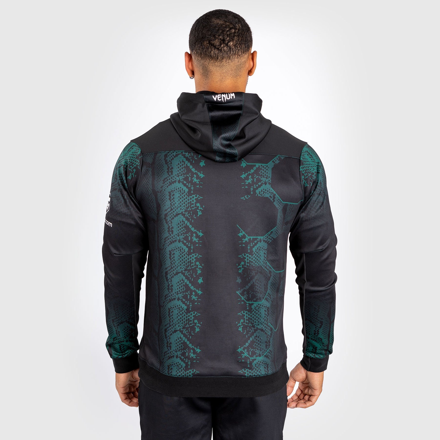 Veste à capuche pour Hommes UFC Adrenaline by Venum Authentic Fight Night - Emerald Edition - Vert/Noir