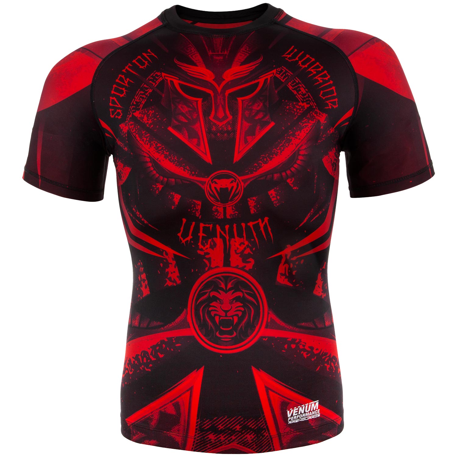 Rashguard Venum Gladiator 3.0 - Red Devil - Manches courtes