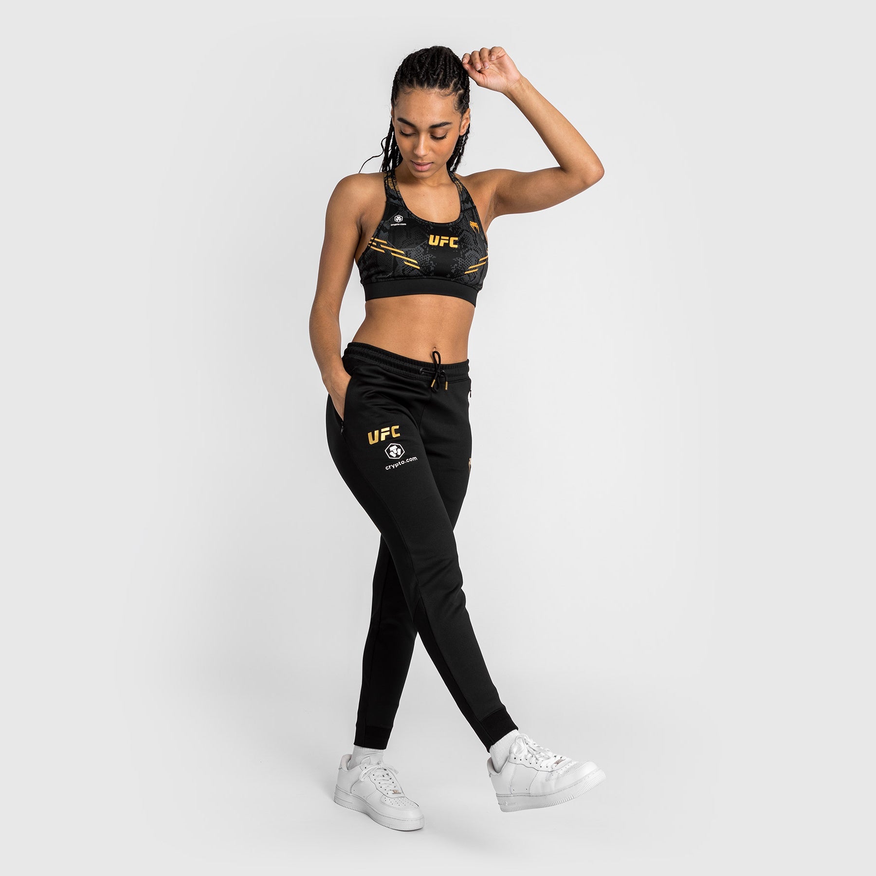 Pantalon Walkout pour Femmes UFC Adrenaline by Venum Authentic Fight Night - Champion