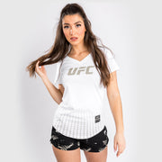 T-Shirt UFC Venum Authentic Fight Week 2.0 - Pour Femmes - Blanc