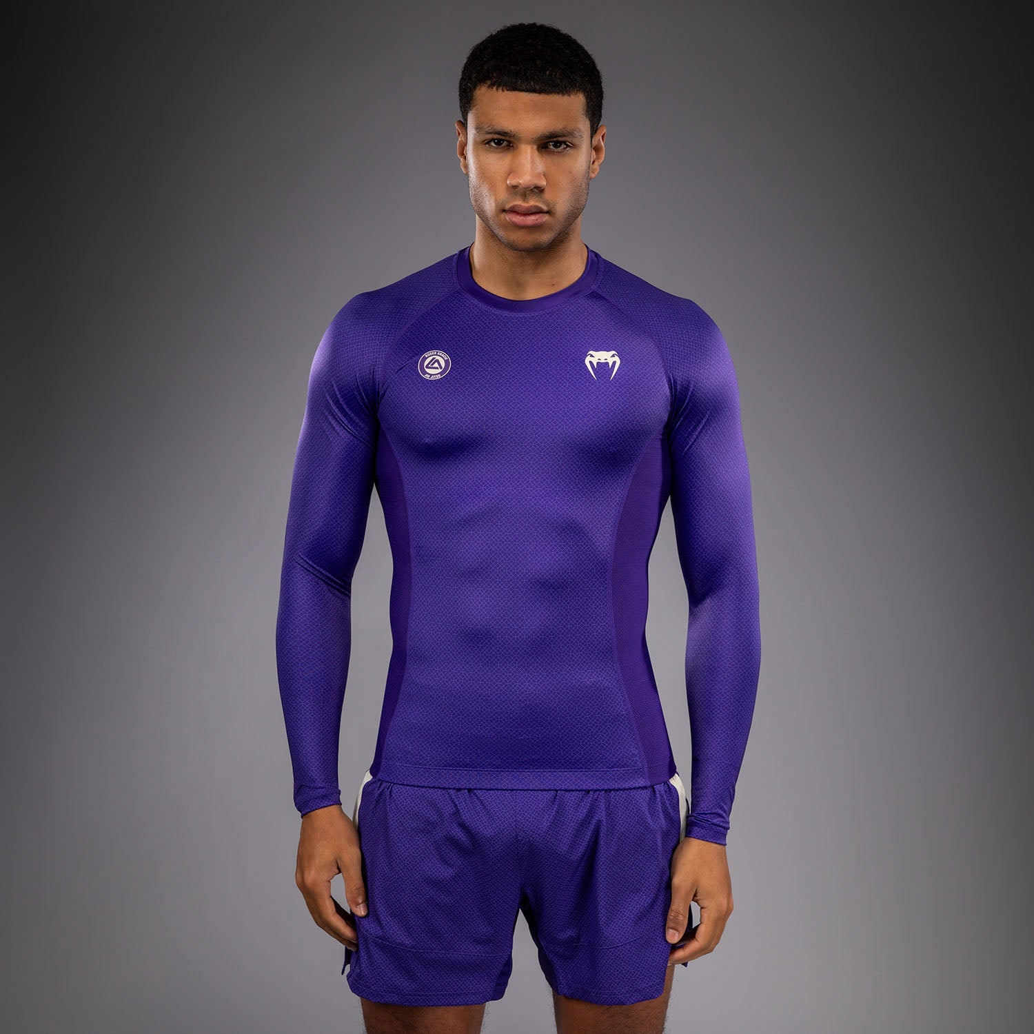 Rashguard à Manches Longues Venum x Roger Gracie Academy - Violet