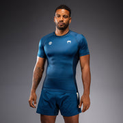 Rashguard à Manches Courtes Venum x Roger Gracie Academy - Bleu
