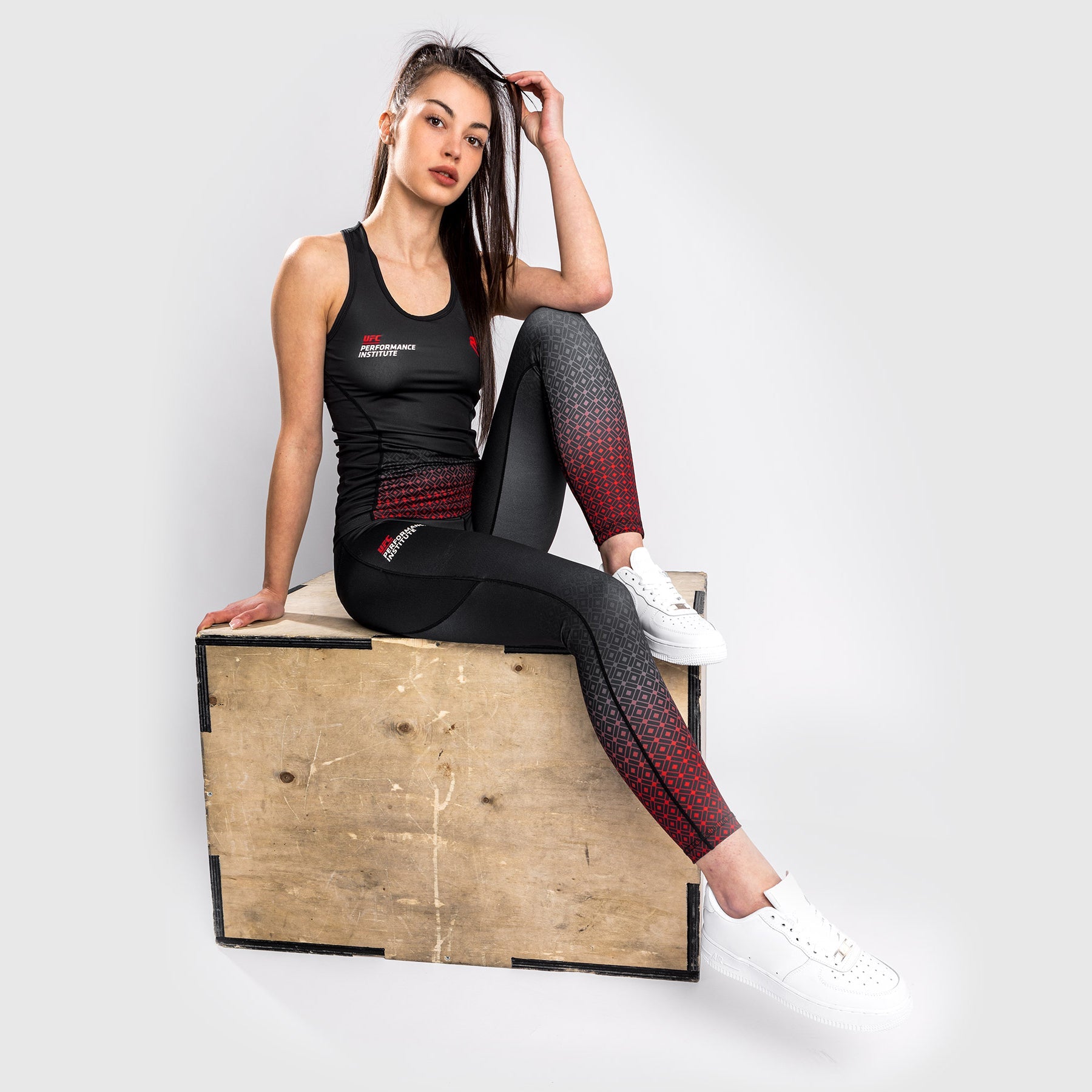 Legging UFC Venum Performance Institute - Noir/Rouge