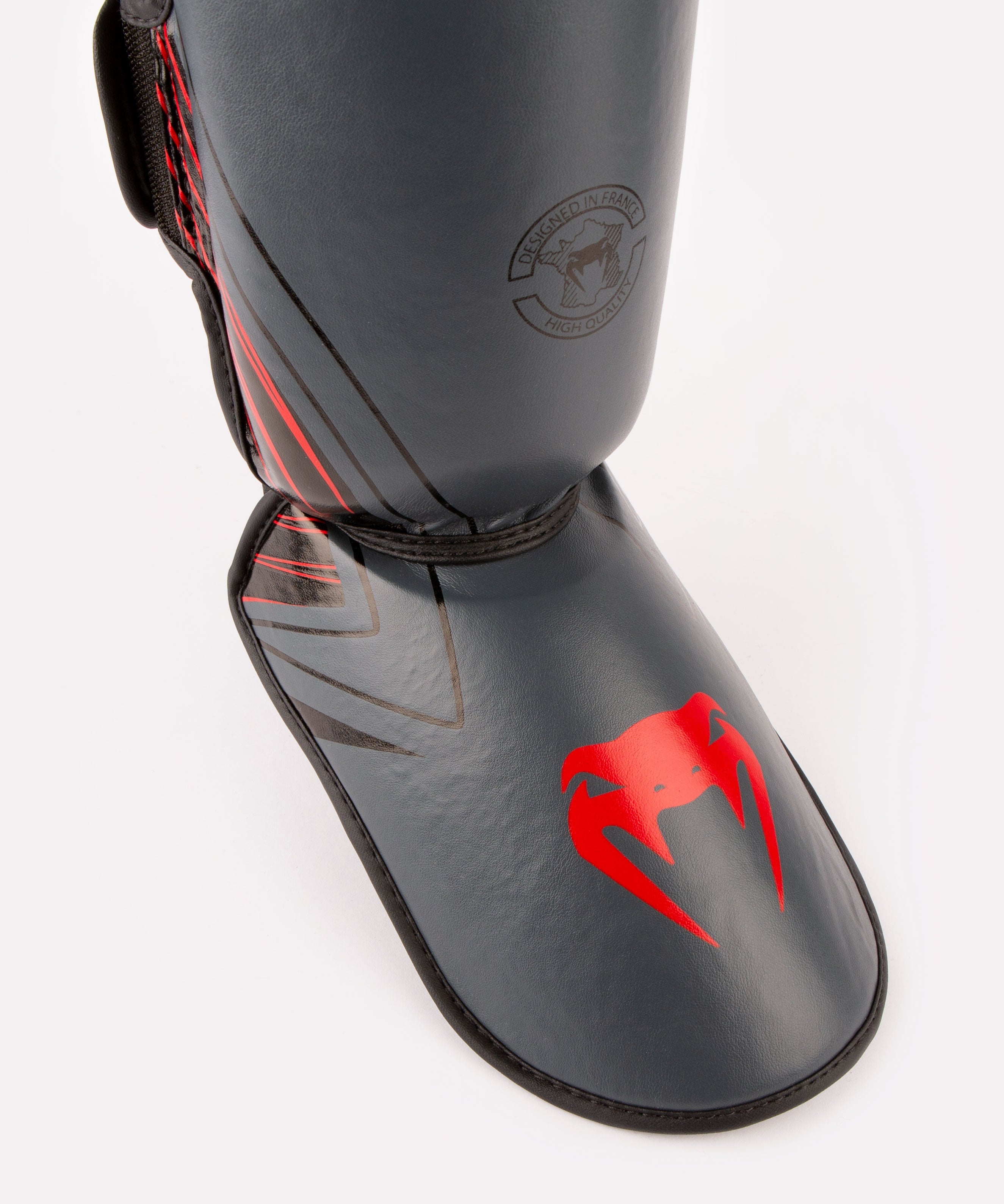 Protège-tibias Venum Contender 2.0 - Noir/Rouge