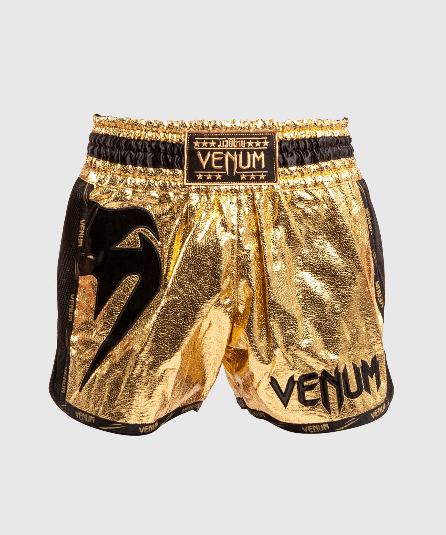 Short de Muay Thai Venum Giant Foil - Doré/Noir