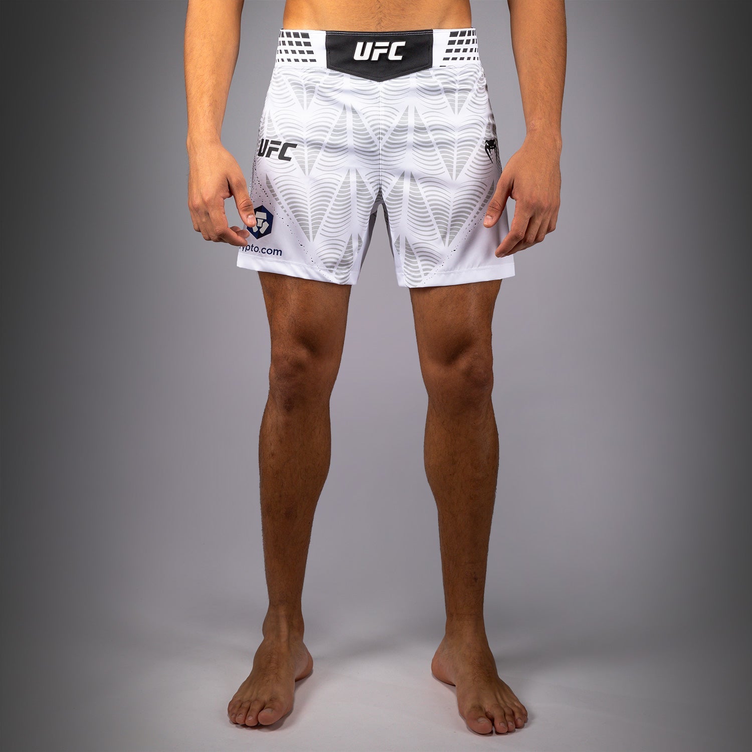 Short de combat coupe courte Homme Personnalisé UFC Zenith by Venum Authentic Fight Night - Blanc