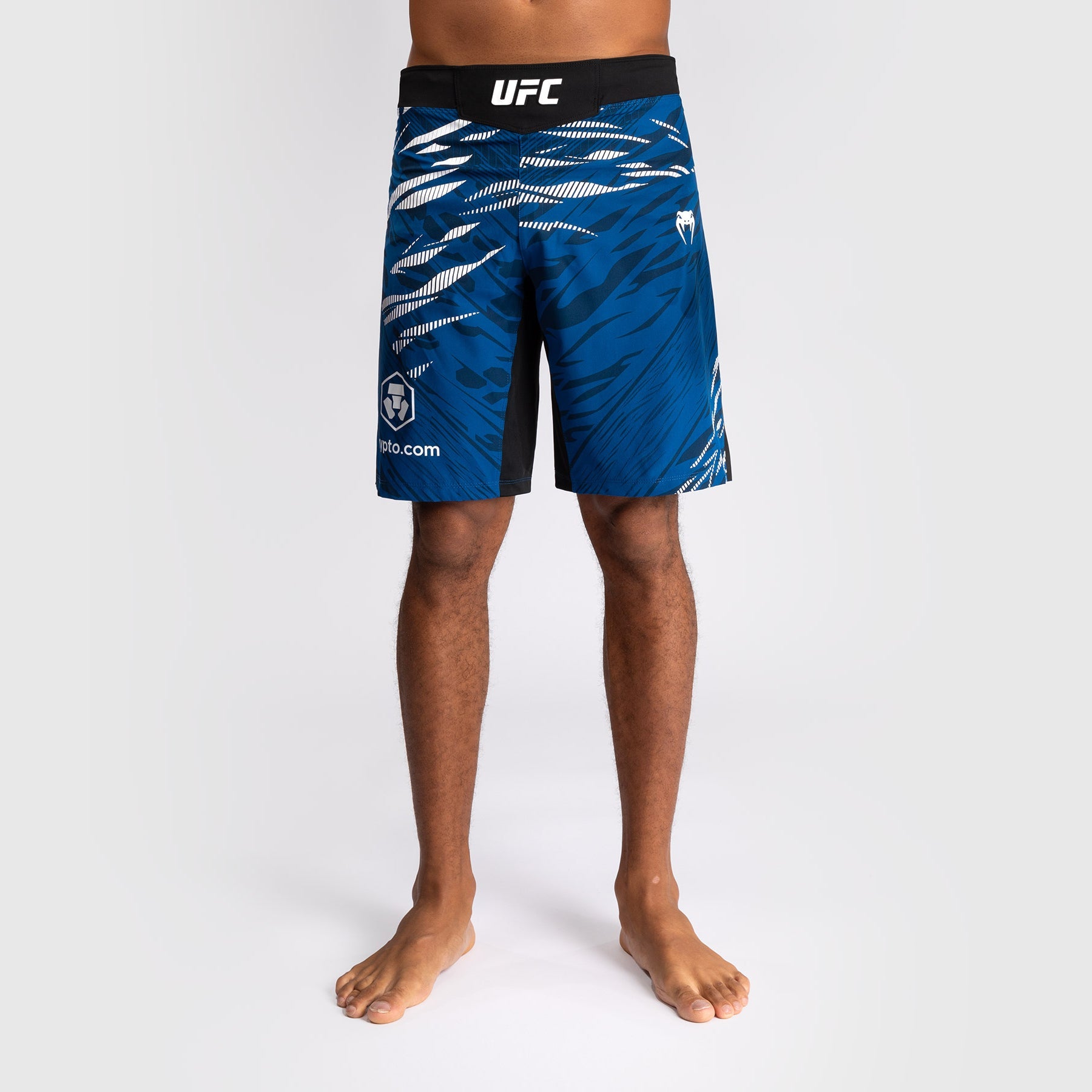 Shorts de Combat pour Hommes UFC Fusion by Venum Personnalisé Authentic Fight Night - Coupe Longue - Bleu