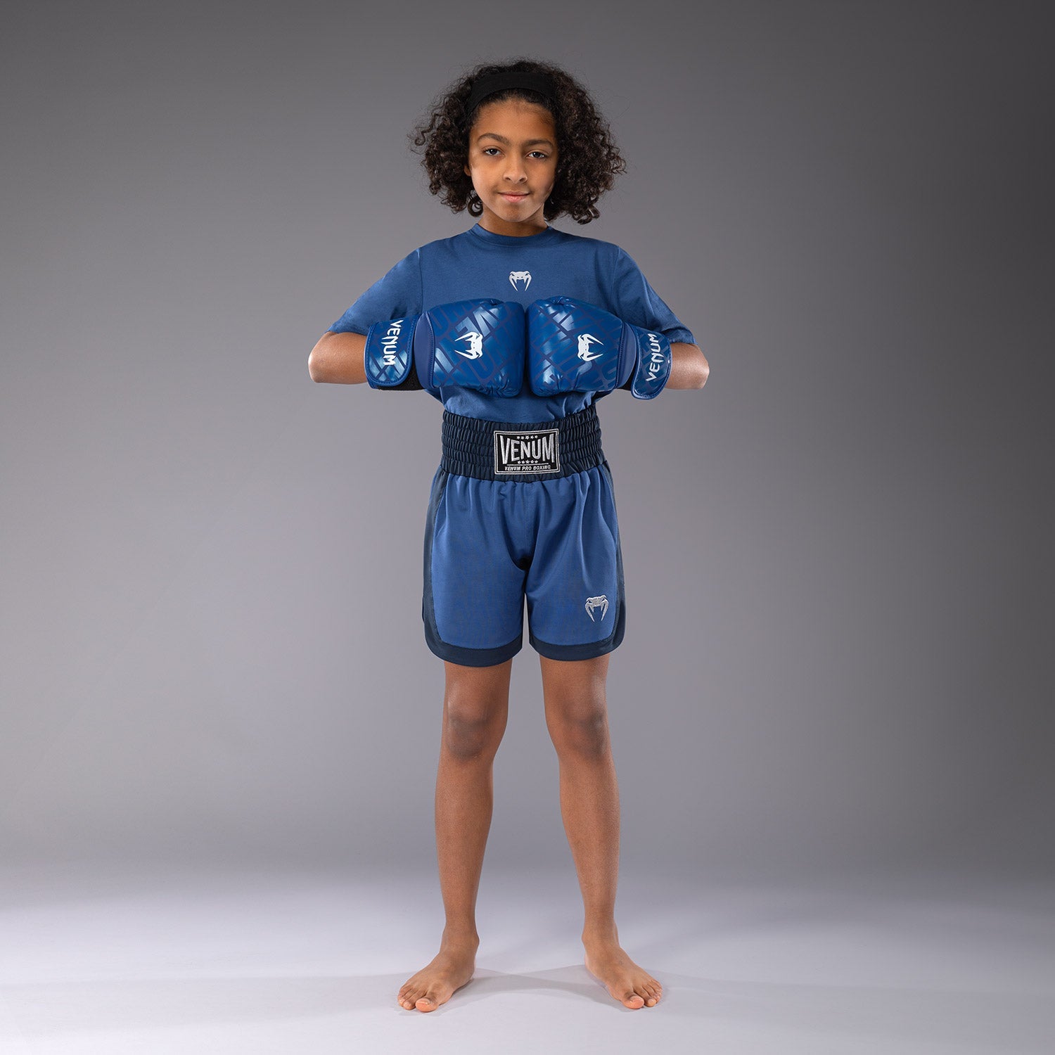 Short de boxe pour Enfants Venum Classic - Bleu Royal