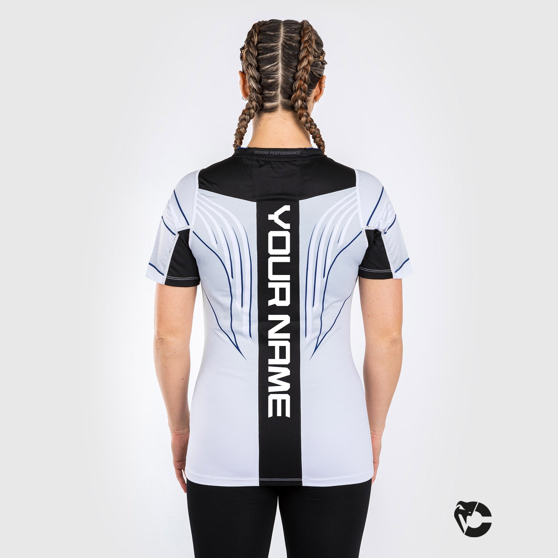 T-shirt Technique Femme Personnalisé UFC Venum Authentic Fight Night 2.0 - Midnight Edition - Ice