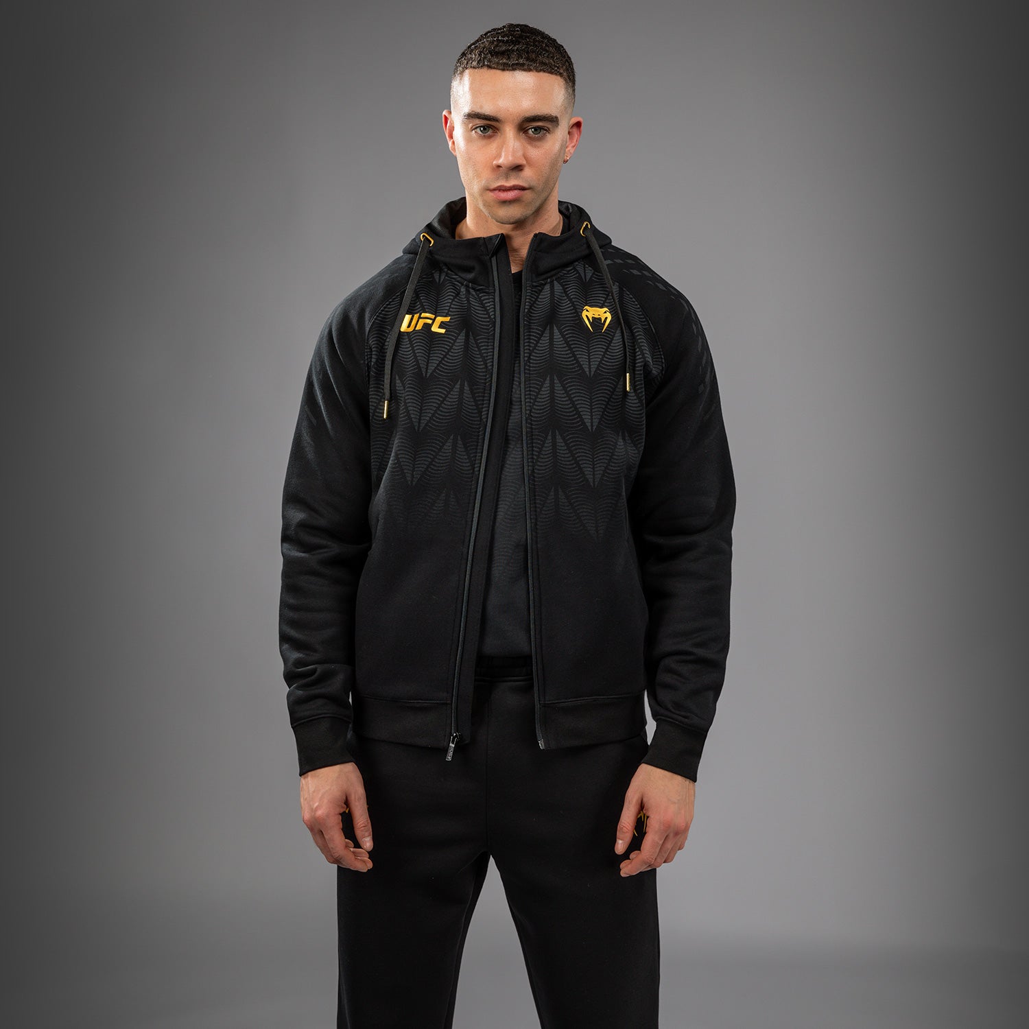 Sweat à capuche zippé Homme UFC Zenith by Venum Replica - Champion