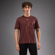 T-shirt Venum Giant Connect - Marron chocolat